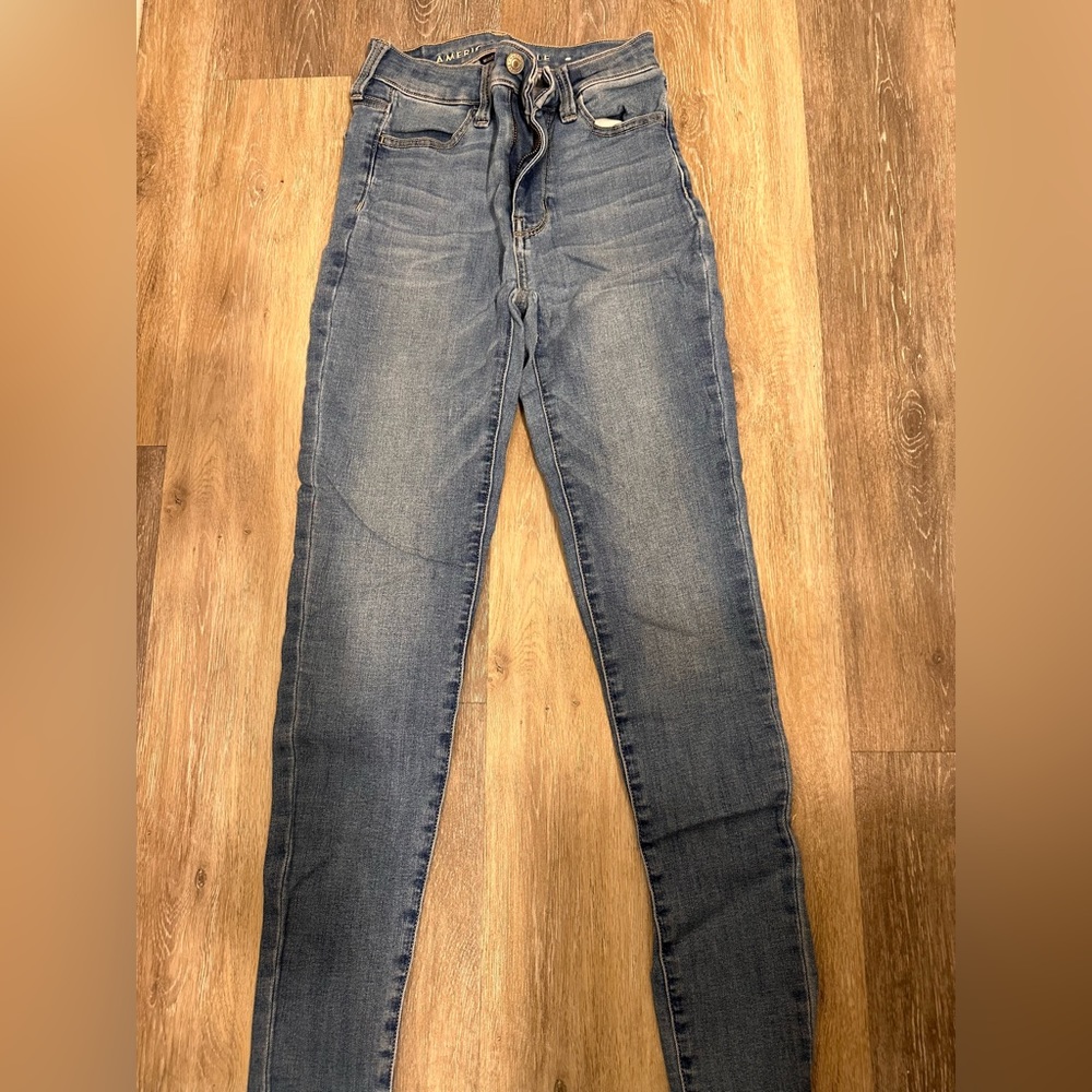 American Eagle Ne(x)t Level Stretch skinny jeans.